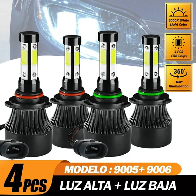 Compatível Kit De Farol Led Automático Para Farol Alto E