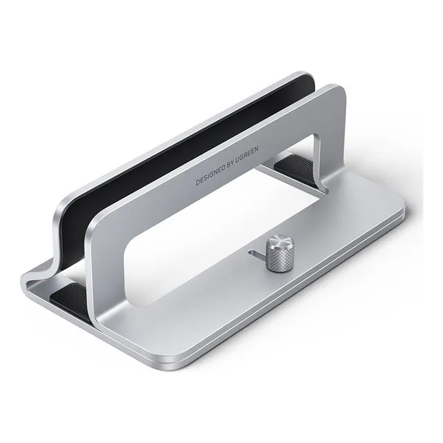 Soporte vertical de aluminio Ugreen 20471 para ordenador portátil y tableta, color plateado