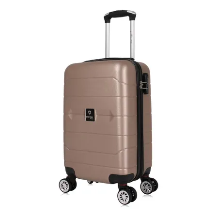 Mala De Viagem De Bordo Pequena 10kg Tokio Swiss Move Rose Rose