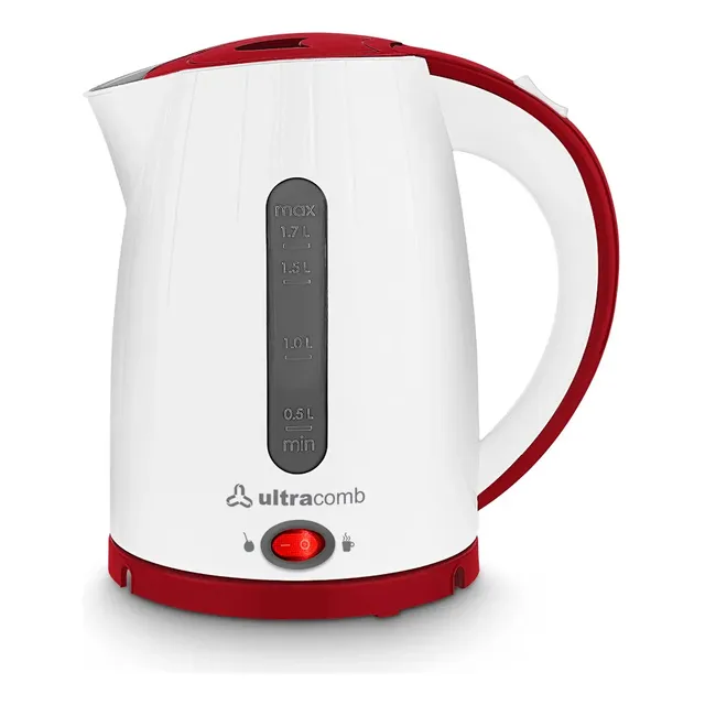 Pava Eléctrica Jarra Ultracomb 1.7l 2200w Desayuno Mate Cafe