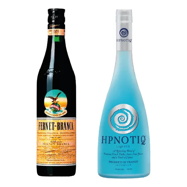 1 Fernet-branca 750 Ml Y 1 Licor Hpnotiq 750 Ml