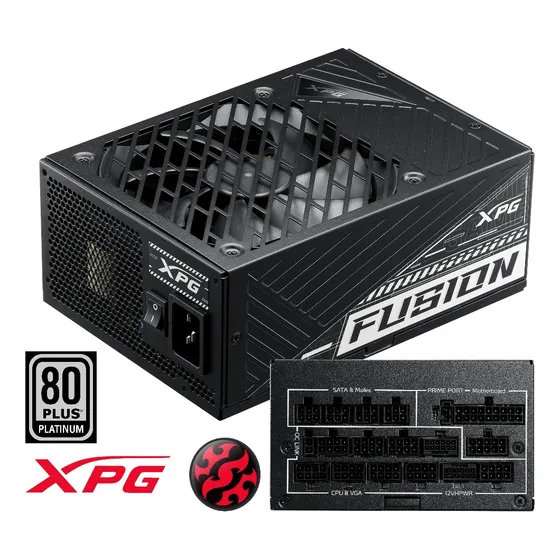 Fuente Certificada Xpg Fusion 1600w 80+ Titanium Gamer Bcv