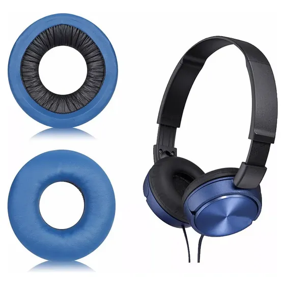 Almohadillas De Espuma De Repuesto Wh-ch500 510 520 Mdr-zx33 Azul