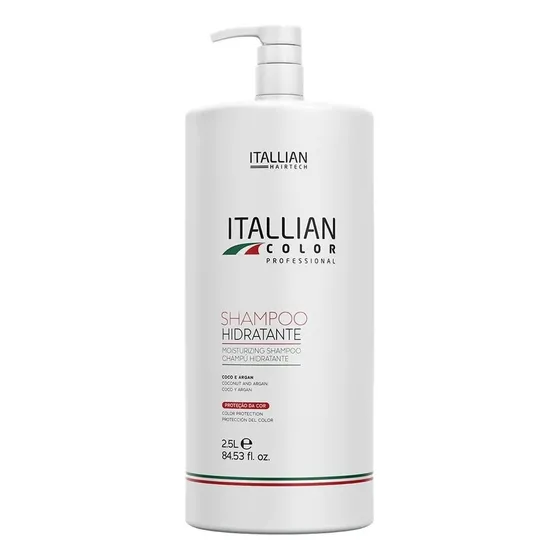 Shampoo Hidratante Galão Itallian Color 2,5l Original 