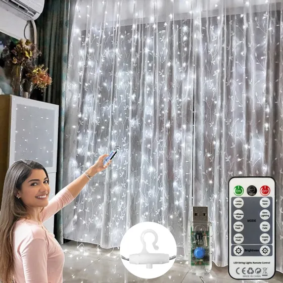 Cadena Cortina Bastante Ligera Para Dormitorio Larga Control