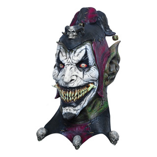 Máscara De Payaso Diabólico Jesterblin Terror Halloween Máscara De Payaso Diabólico Jesterblin Terror Halloween