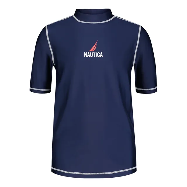 Nautica Camiseta Natacion Manga Corta Para Niño Proteccion