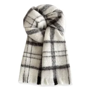 Bufanda De Invierno Para Mujer, Larga, A Rayas, Cálida Bufanda De Invierno Para Mujer, Larga, A Rayas, Cálida