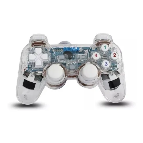 Joystick P/pc Transparente Analogico Seisa [sj-702tm
