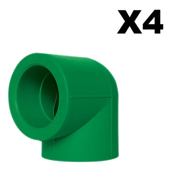 Codo De 90 Grados Liso 32mm Tuberia De Polifusión Donsen