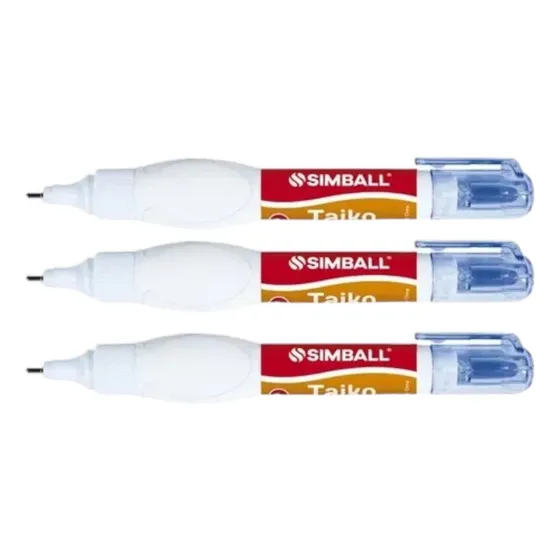 Pack X3 Corrector Liquido Simball Taiko 7ml