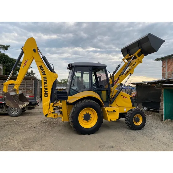 Retro Excavadora New Holland B95b Pajarita