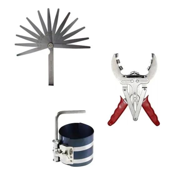 Alicate Extensor 40-100mm + Cinta Anel Pistão E Calibrador 