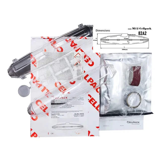 Empalme Resina M12 Cellpack 82a2 Bombas Sumergibles