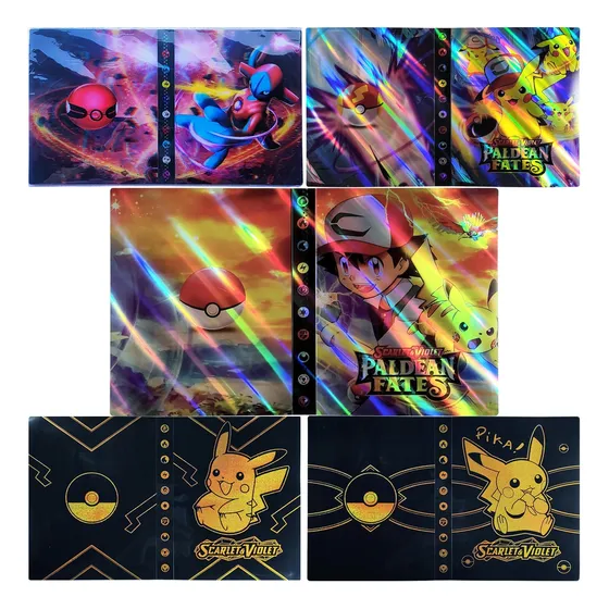 Album Coleccionador Holográfico Para 240 Cartas Pokemon