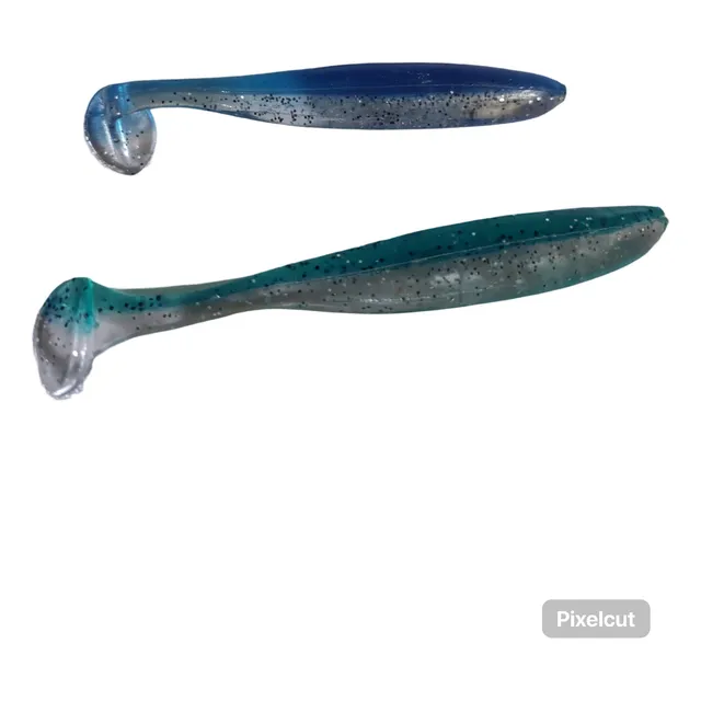 Señuelo Vinilo 12cm Tipo Sardina Pack 10