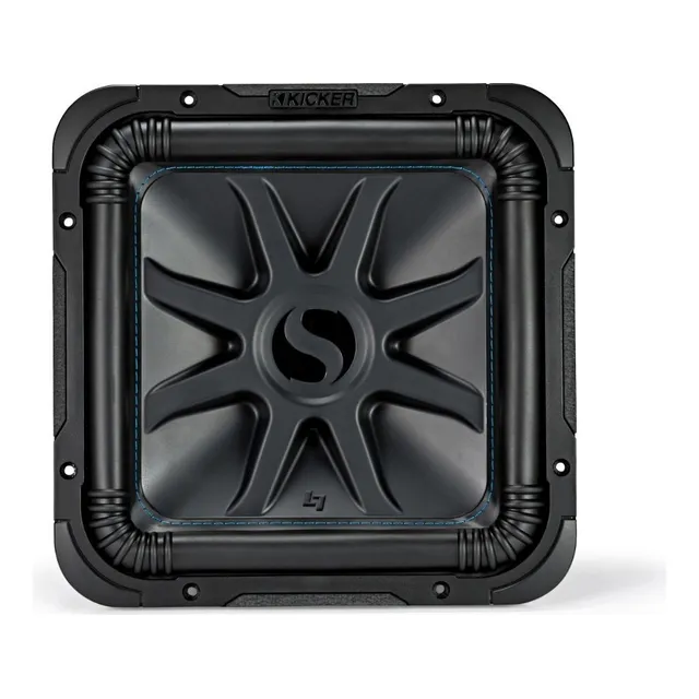 Subwoofer Cuadrado Kicker L7 12 1500w Max Solo Baric L7s12 Color Negro