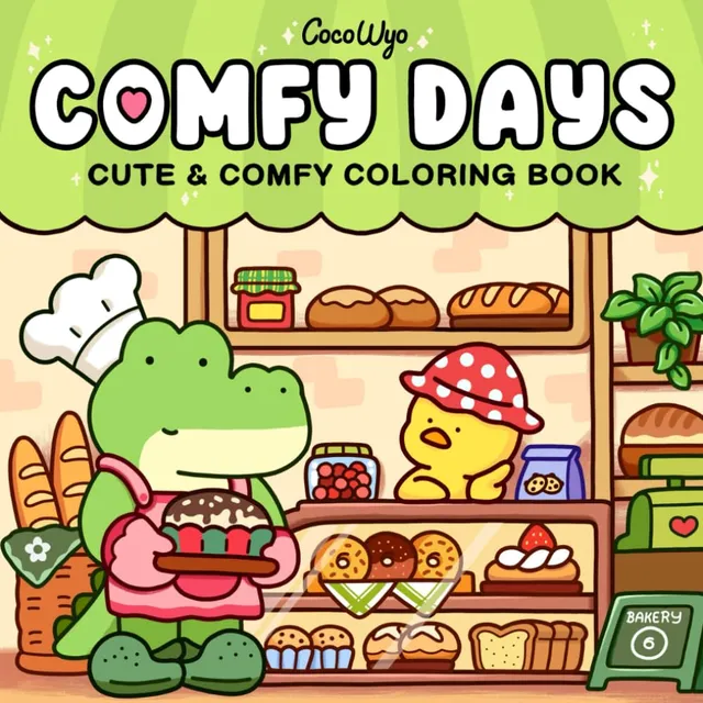 Libro Para Colorear: Días Cómodos - Tapa Blanda