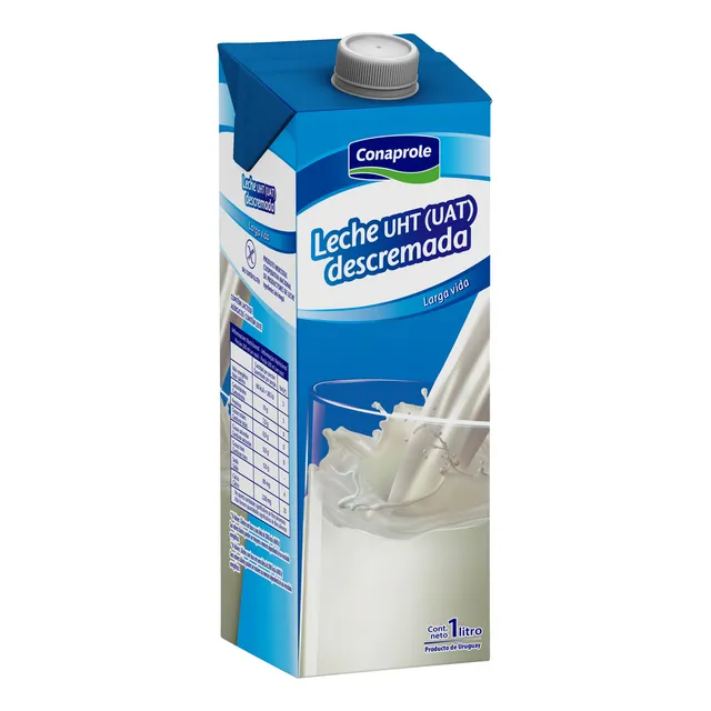 Leche Descremada Larga Vida Conaprole 1 L
