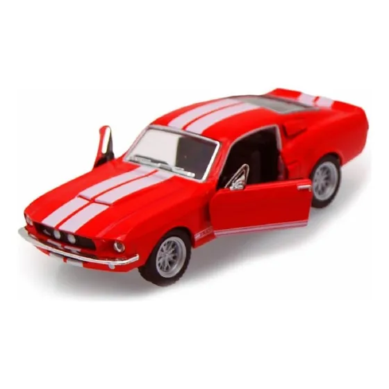 Kinsmart 1967 Ford Shelby Mustang Gt500 Rojo Escala 1:38 5 P