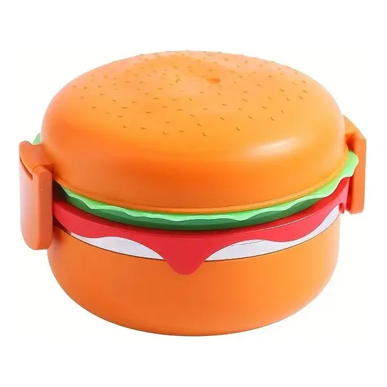Original Portacomida En Forma De Hamburguesa