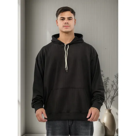 Canguro Overzised Darlon Frizado Baron Blonde Hombre