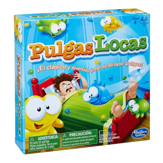 Pulgas Locas Juego De Mesa Con Accesorios Hasbro Original