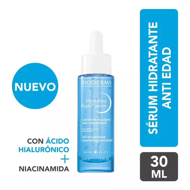 Bioderma Hydrabio Hyalu+ Serum 30ml Todo Tipo De Piel Día/noche