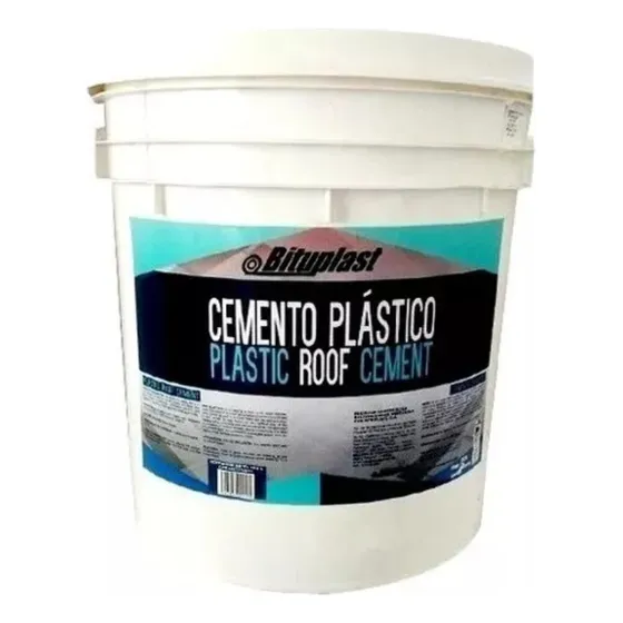 Cemento Plástico 4 Galón Cuñete Bituplast