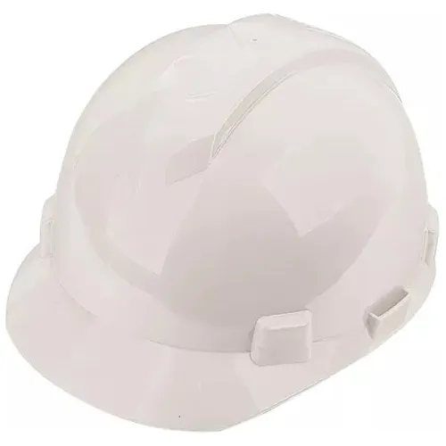 Casco De Seguridad Blanco Con Barbuquejo