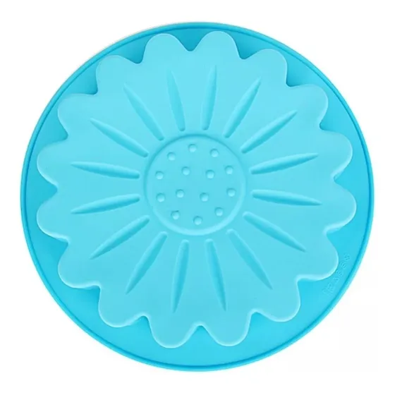 Molde De Silicon Flor Girasol. Torta. Gelatina. Repostería.