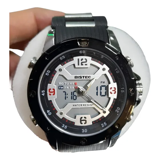 Reloj Hombre Bistec Dual Analogo Digital Mod 4