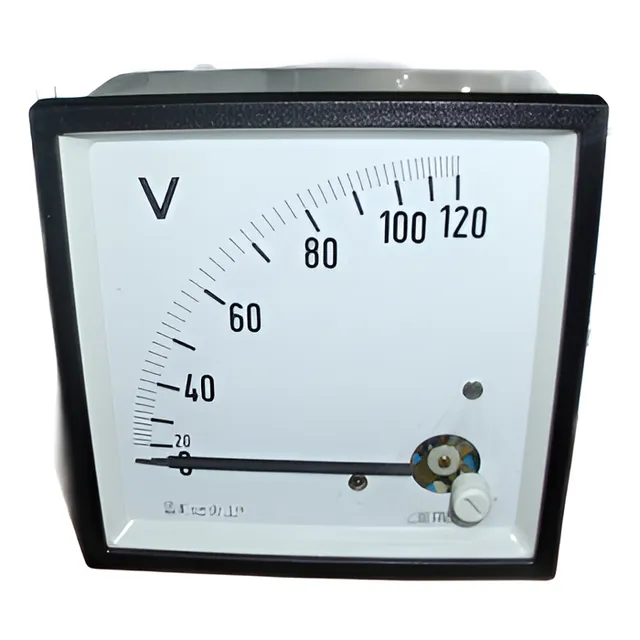 Reloj Voltimetro 110 Voltios 115 120 Panel Generador 120v