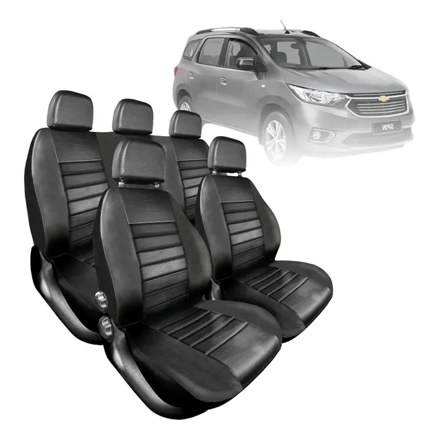 Funda Cubre Asiento Cuero Acolchado Chevrolet Spin 20/- 