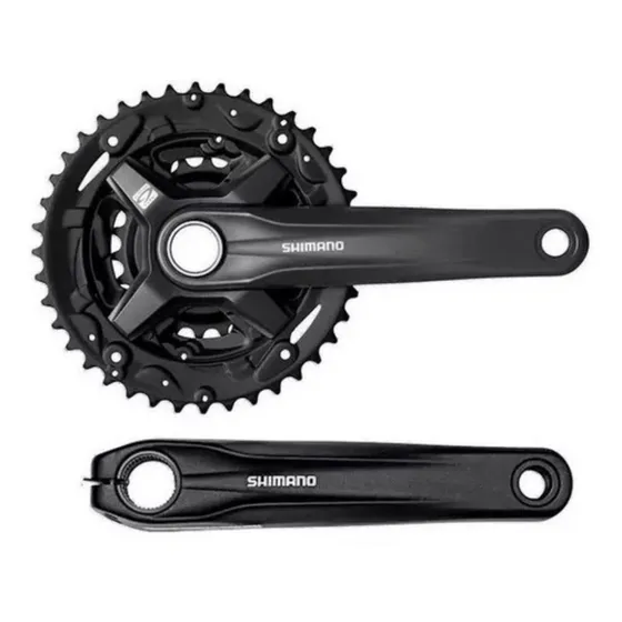 Palancas Shimano Fc-mt210 Hollowtech 40-30-22 - Color Negro