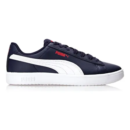 Tênis Infantil Menino E Menina Rickie Classic Puma Puma Navy-puma White-puma Red Liso 34