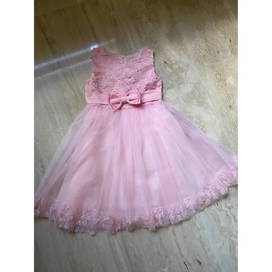 Vestido Fiesta Sin Mangas Niña Talla 7 Años