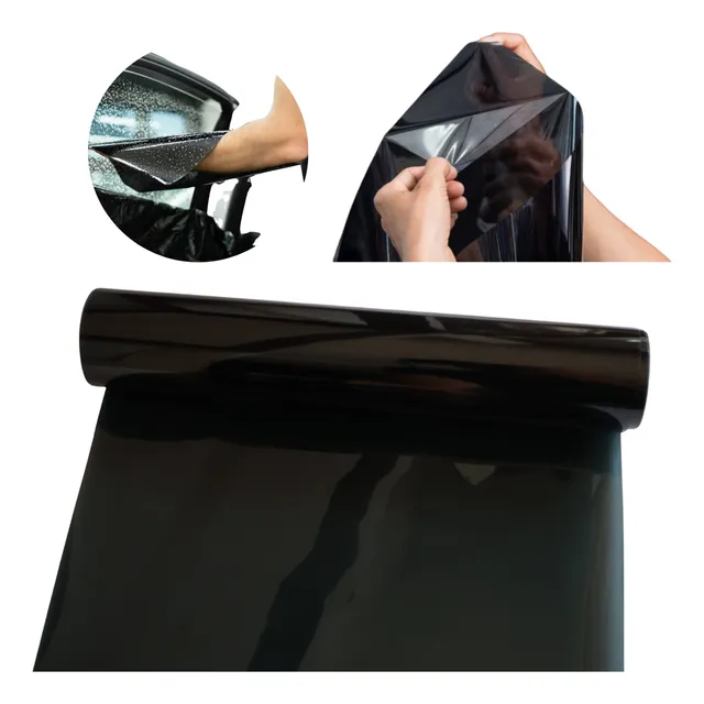 Pelicula Papel Polarizado 5% Color Humo 5 Mt X 75 Cms