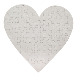 Rompecabezas Corazon Color Make Sublimacion 5 Pz Rompecabezas Corazon Color Make Sublimacion 5 Pz