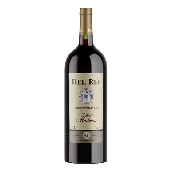 Vinho De Mesa Tinto Suave Velha Madeira Del Rei 1 Litro