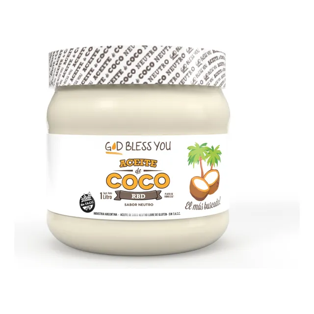 Aceite De Coco God Bless You RBD (SABOR NEUTRO) 1L