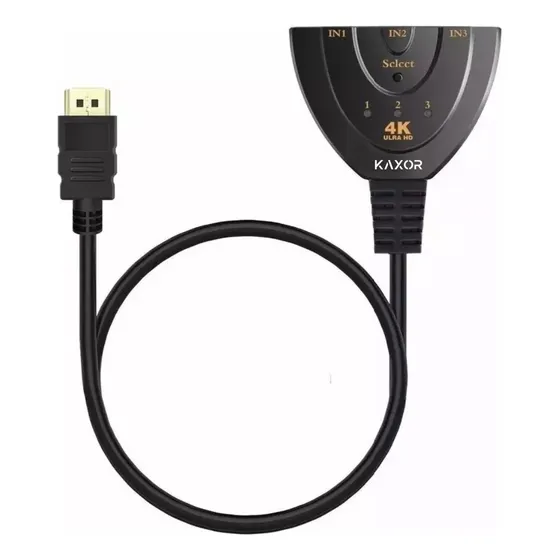 Switch Selector Hdmi Multiplicador 3 Entradas 1 Salida Full Hd 4k