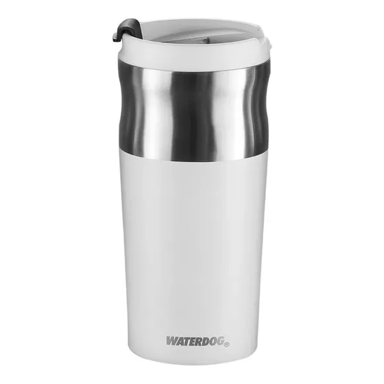Vaso Térmico Acero Inox Waterdog Olivera 450cc Blanco VASO/OLIVERA