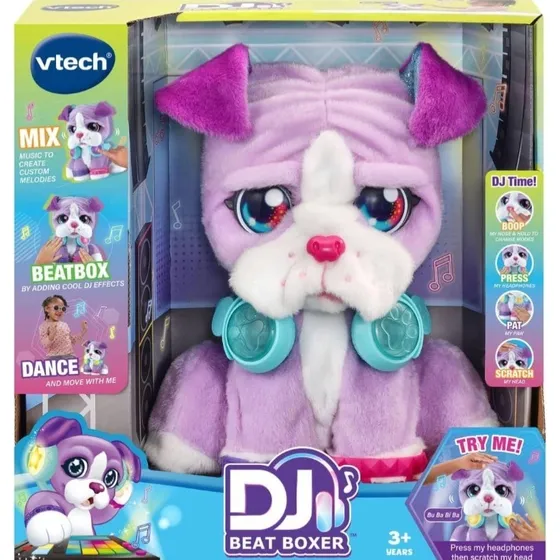 Vtech Mascota Interactiva Dj Boxer Luces Sonidos Furreal