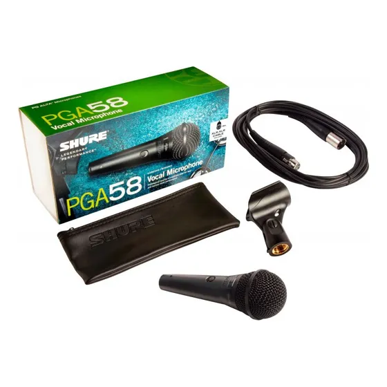 Micrófono Shure Pg Alta Pga58-xlr De Mano Dinamico