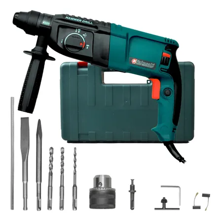 Martelete Perfurador Rompedor 1200w Profissional K Nakasaki Azul 220v 50 Hz/60 Hz