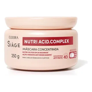 Eudora Máscara capilar concentrada Siàge Nutri Acid.complex 250g