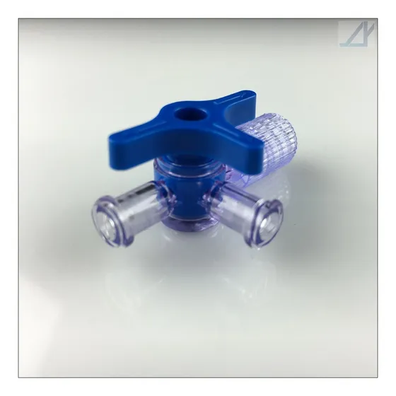 Llave Paso Inyeccion Piel Usada Conexion Luer 3 Via