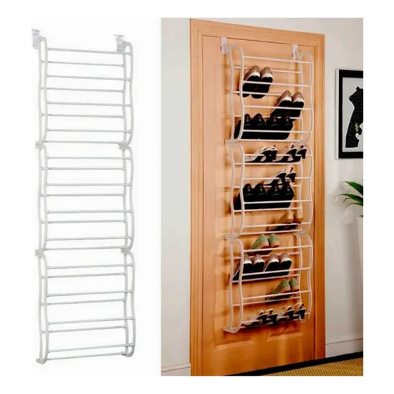 Organizador Zapatos Puerta 36 Pares Resistente Zapatero Color Blanco