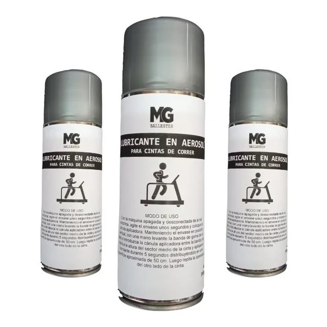 Aerosol Lubricante Silicona Cinta Correr 440cc X 3 Unidades